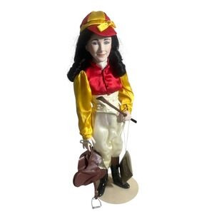 Franklin Mint National Velvet Elizabeth Taylor Porcelain Doll 16 inch 1987